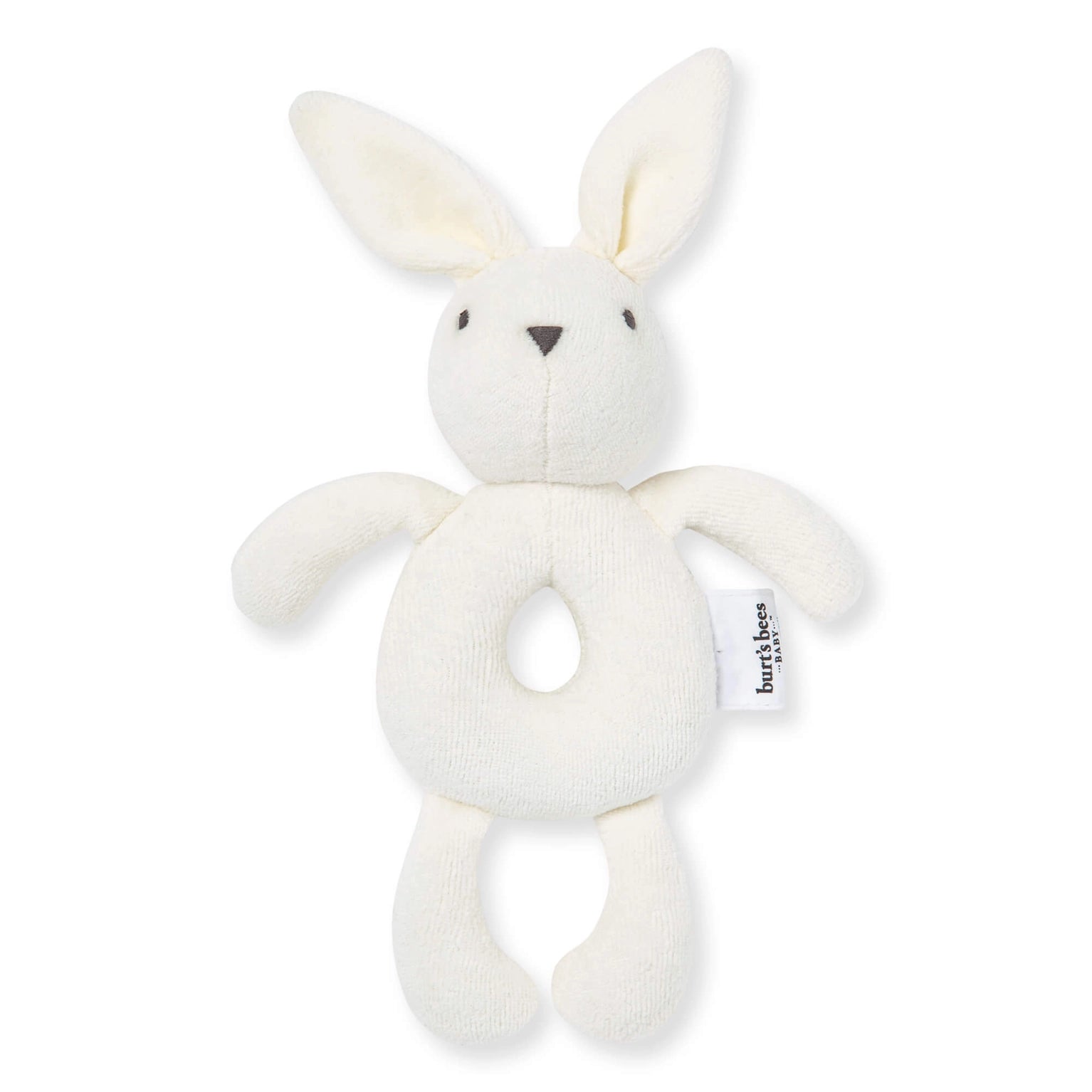 Organic Bunny Plush Baby Rattle