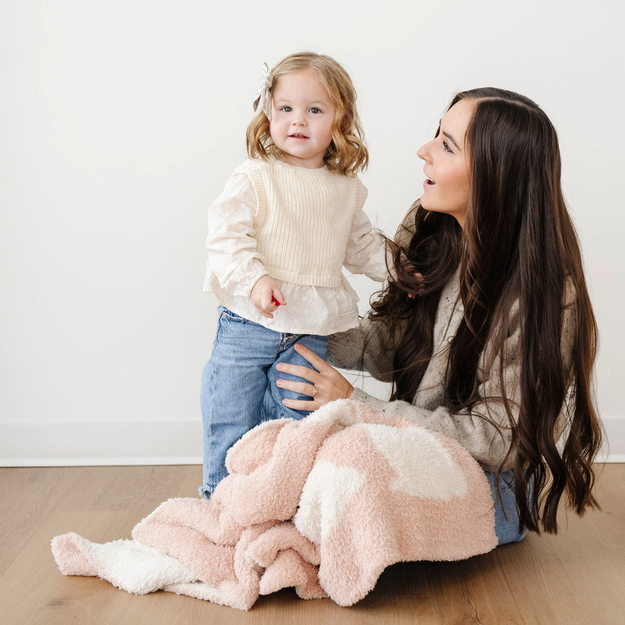 Bunny Double-Layer Bamboni Receiving Blanket