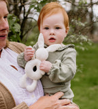 Organic Bunny Plush Baby Rattle