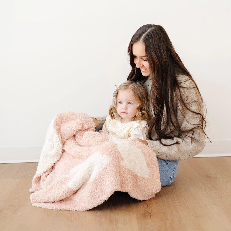 Bunny Double-Layer Bamboni Receiving Blanket