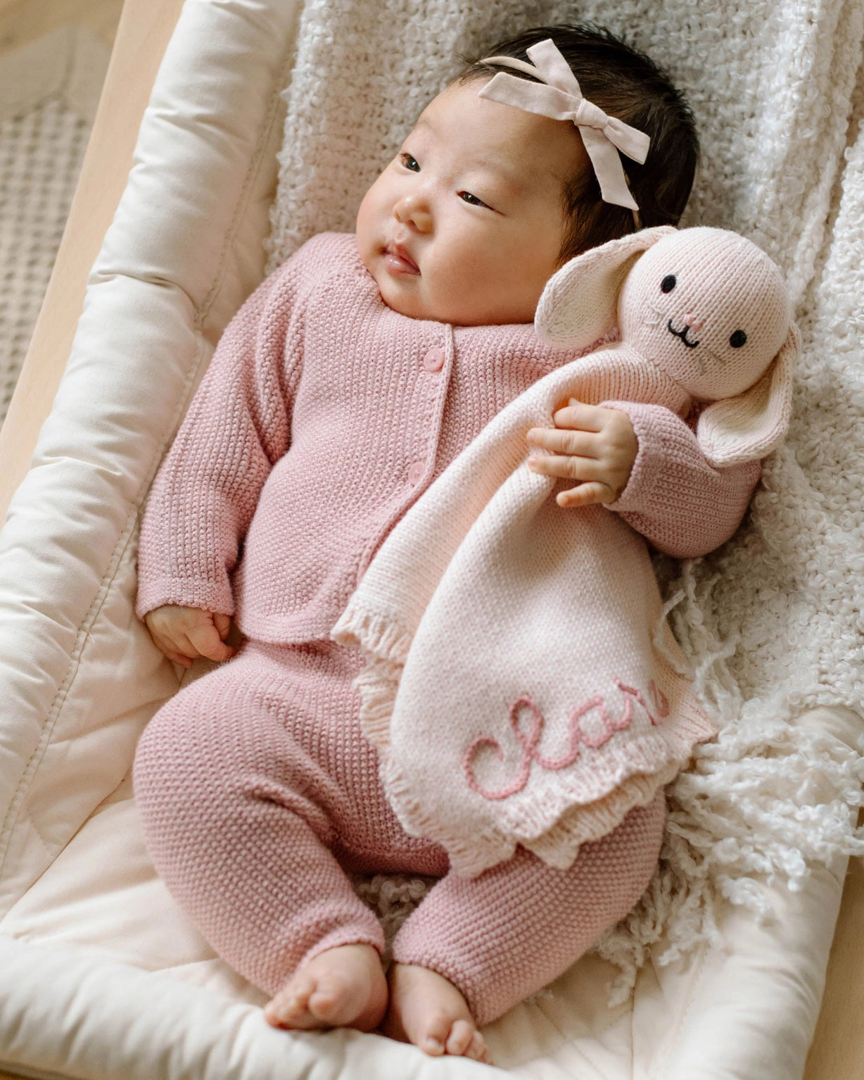 Blush Baby Bunny Lovey