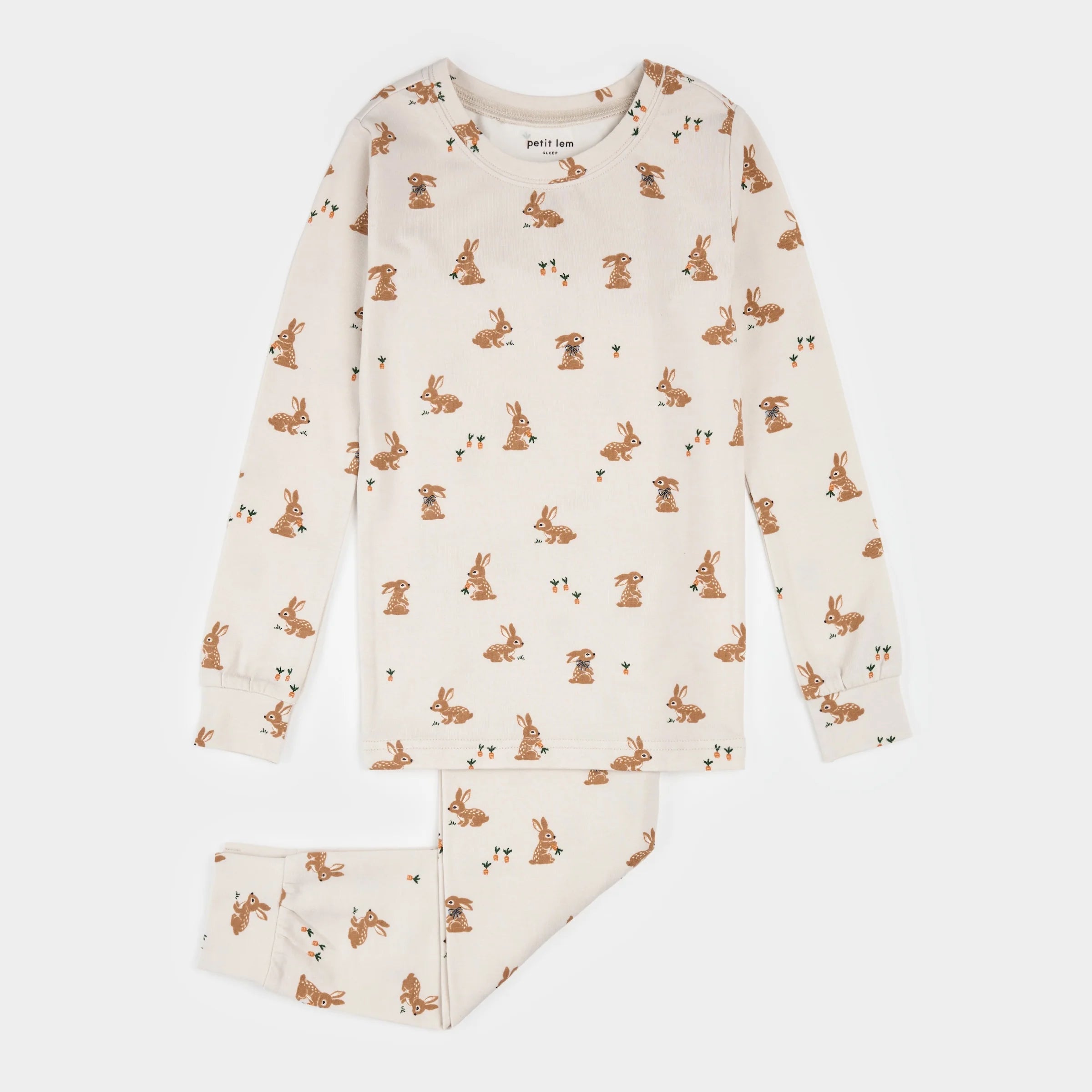 Creme Bunnies Pajama Set