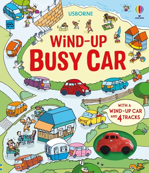 Wind-Up Busy Car Board Book