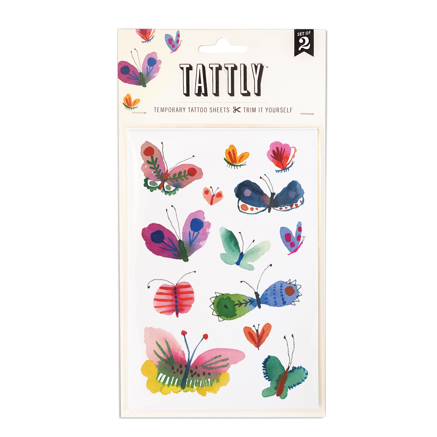 Butterfly Frenzy Tattoo Sheets