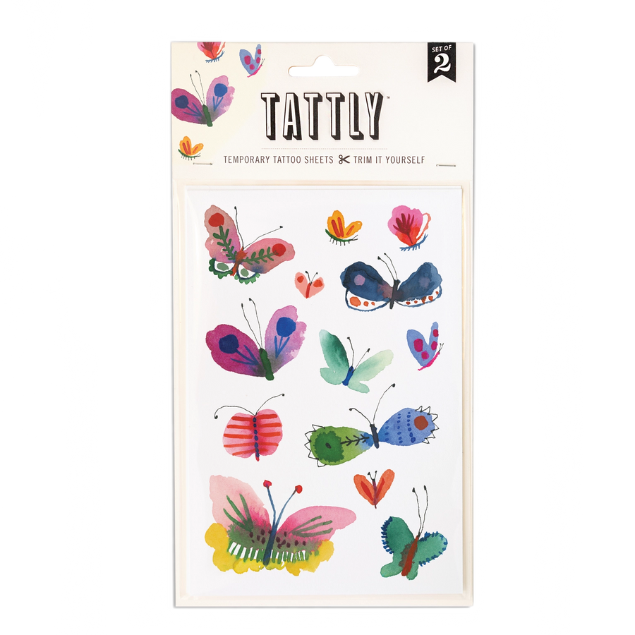 Butterfly Frenzy Tattoo Sheets