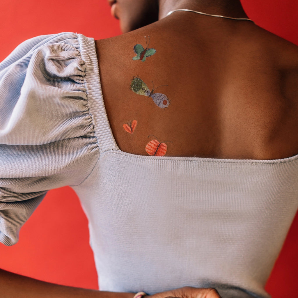 Butterfly Frenzy Tattoo Sheets