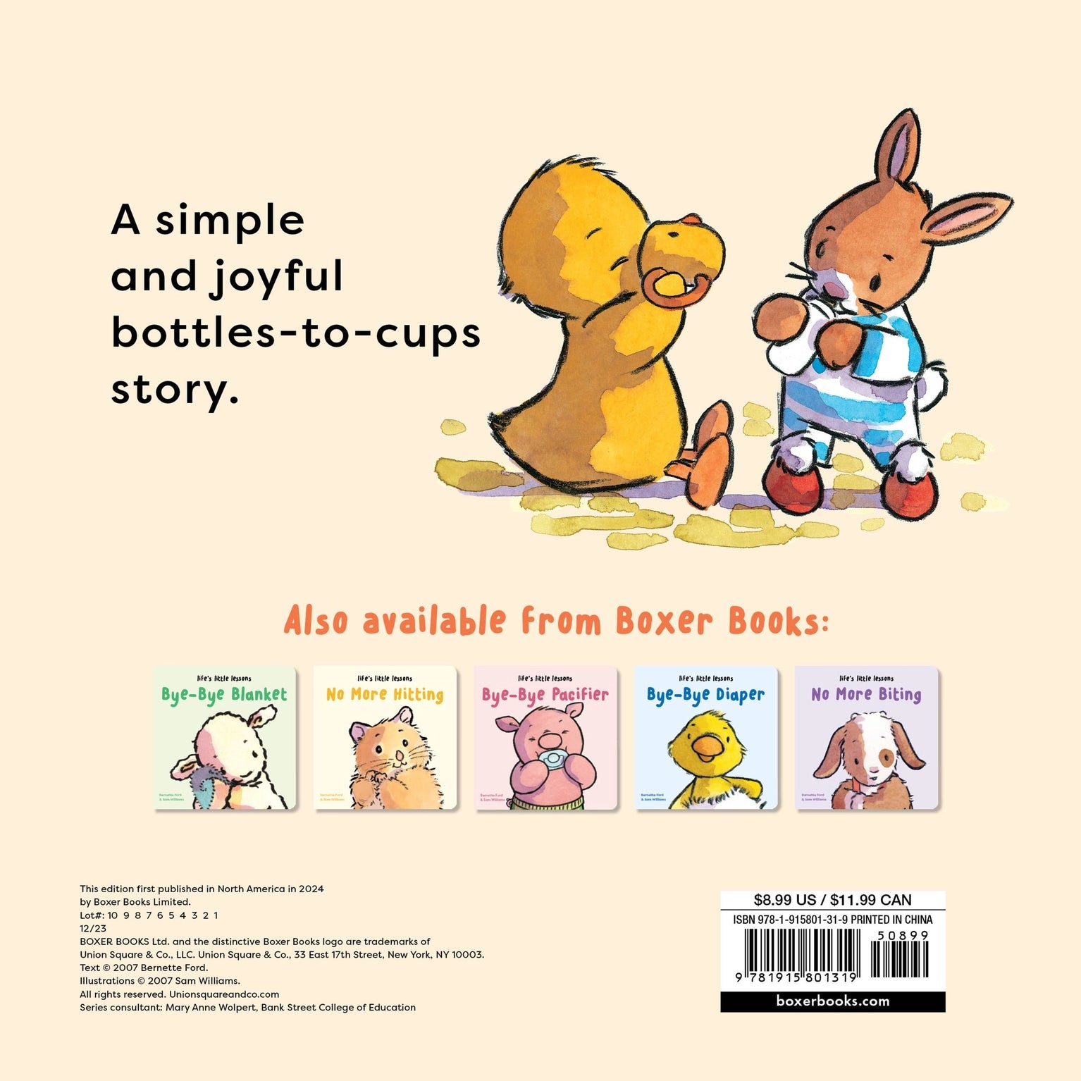 Life's Little Lessons: Bye Bye Bottle Board Book