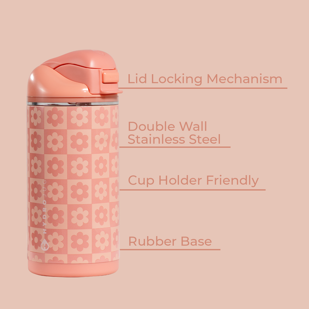 14 oz Ease2o Bottle - Daisy Checkers