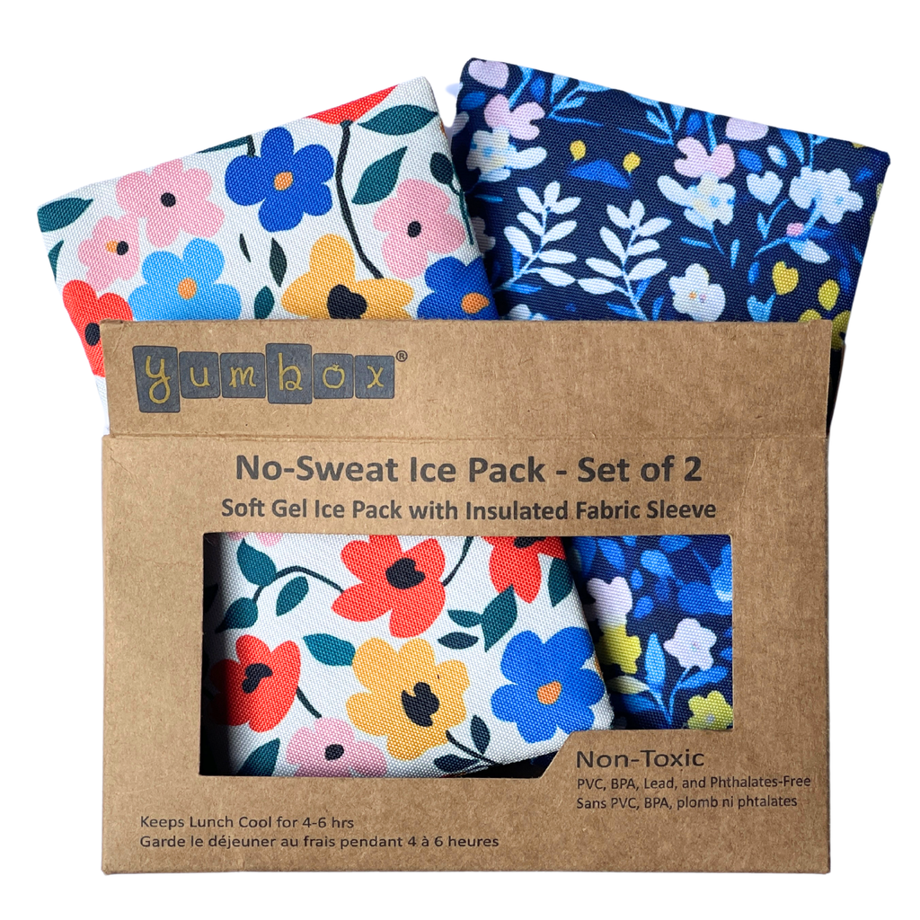 Gel Ice Packs 2-Pack - Floral Prints
