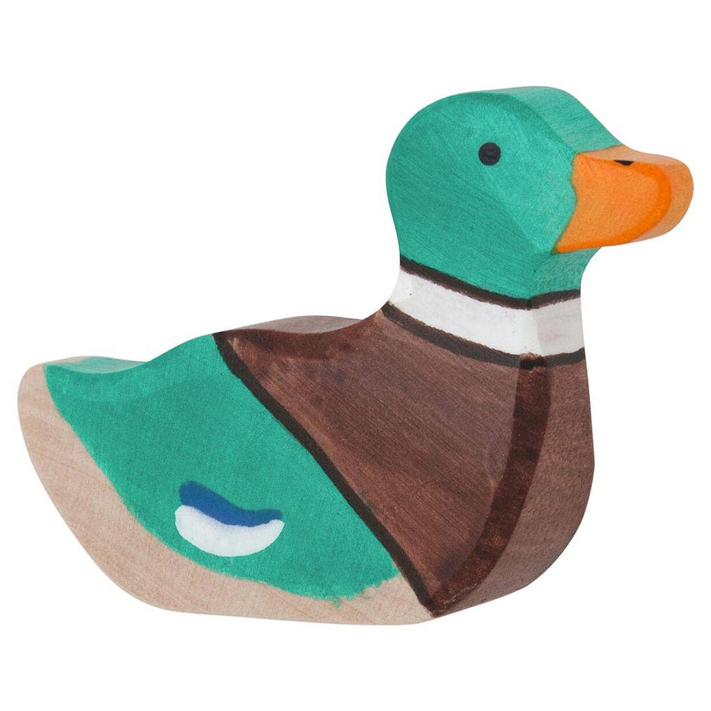 Wooden Sitting Mallard
