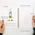 Camping Watercolor Workbook
