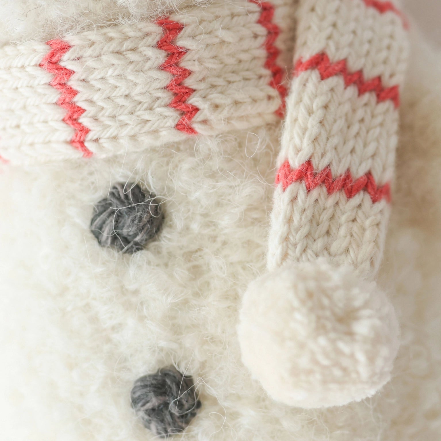 Baby Candy Cane Snowman