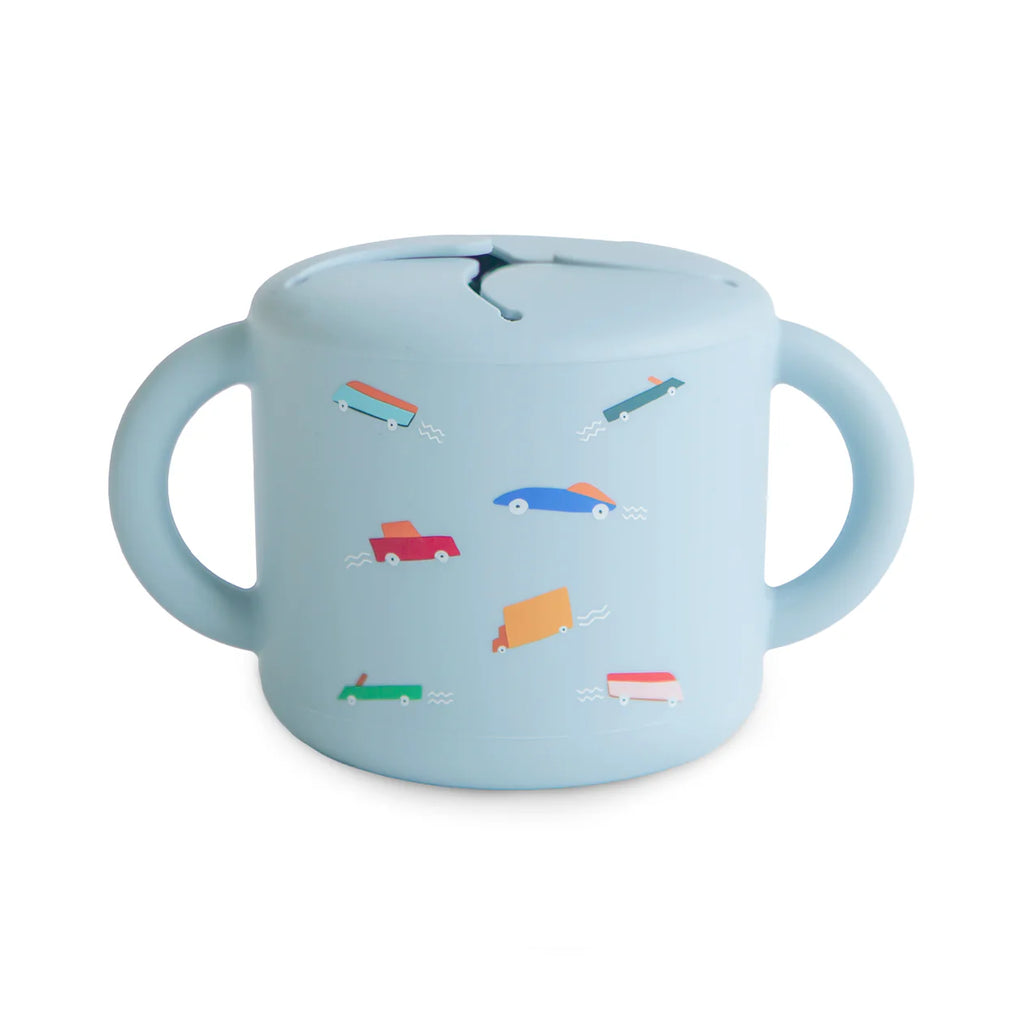 Silicone Snack Cup - Retro Cars