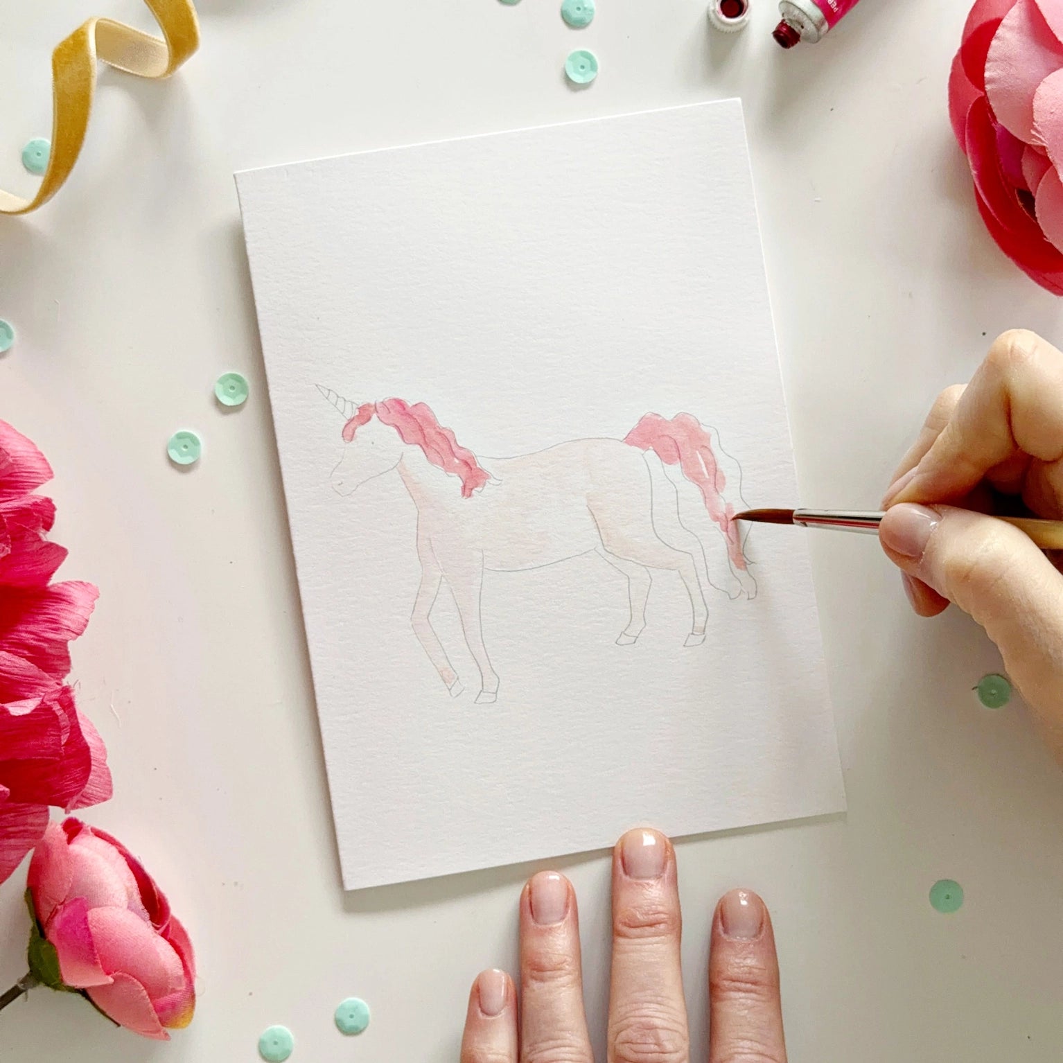 Fairytale Paintable Notecards