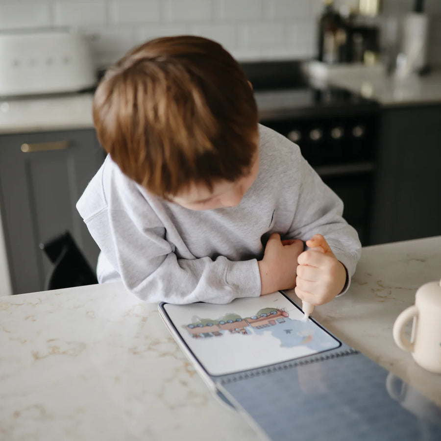 Reusable Water Color Pad -Vehicles