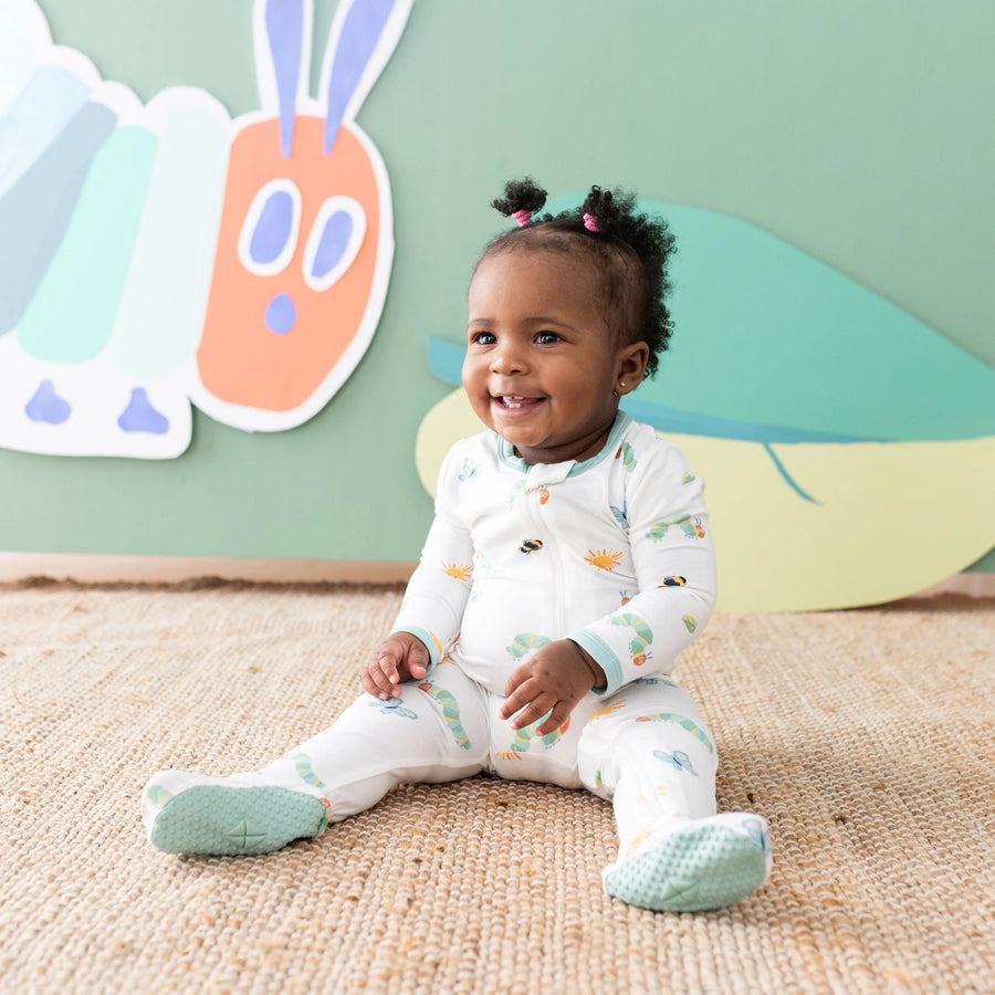 The Very Hungry Caterpillar™ Bamboo Zippered Footie