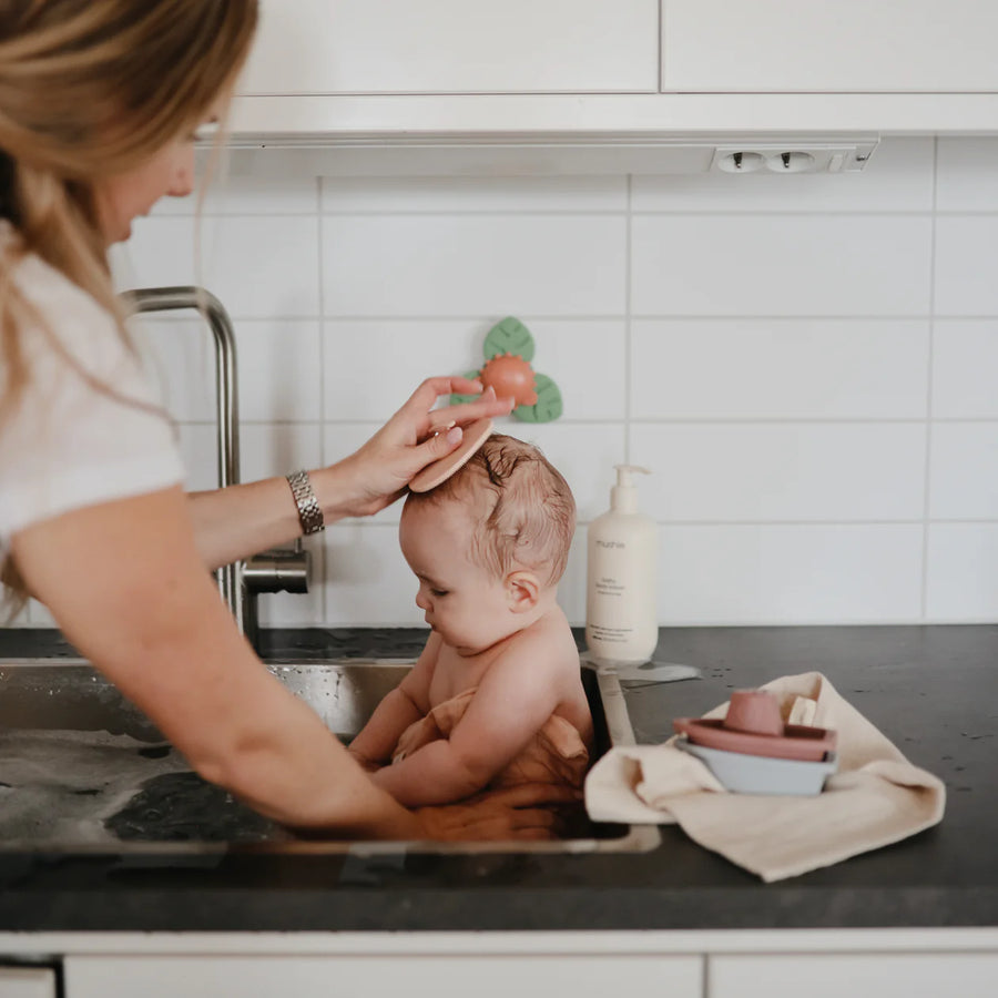 Cradle Cap Brush - Blush & Shifting Sand