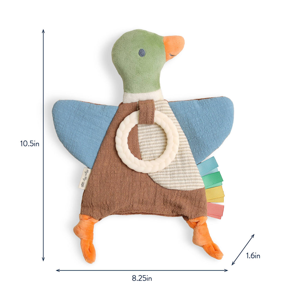 Bitzy Crinkle™ Mallard Duck Sensory Toy