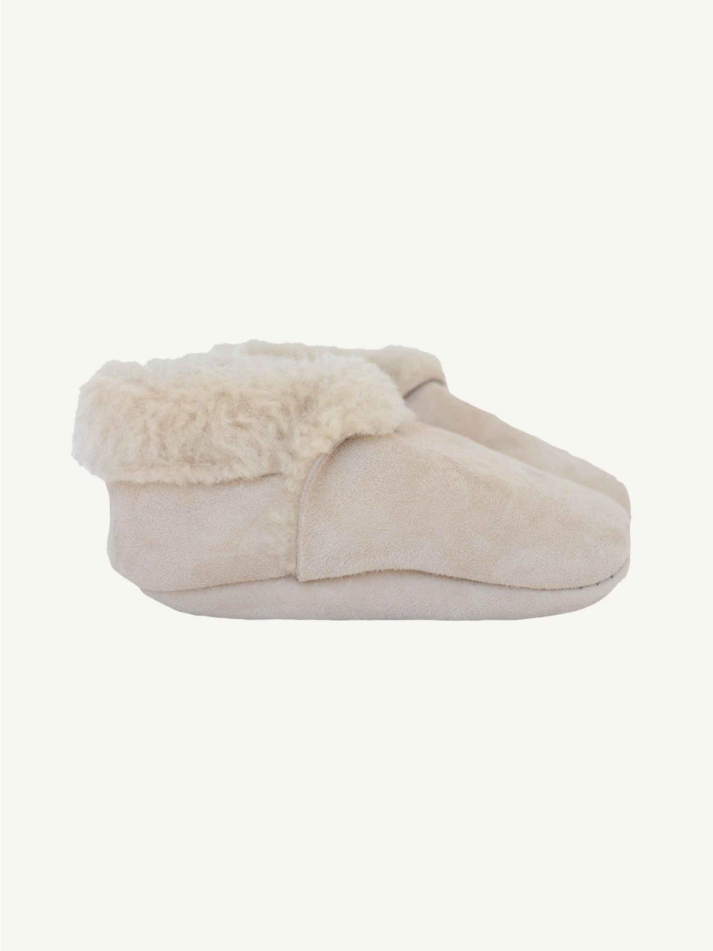 Champagne Lambskin Booties