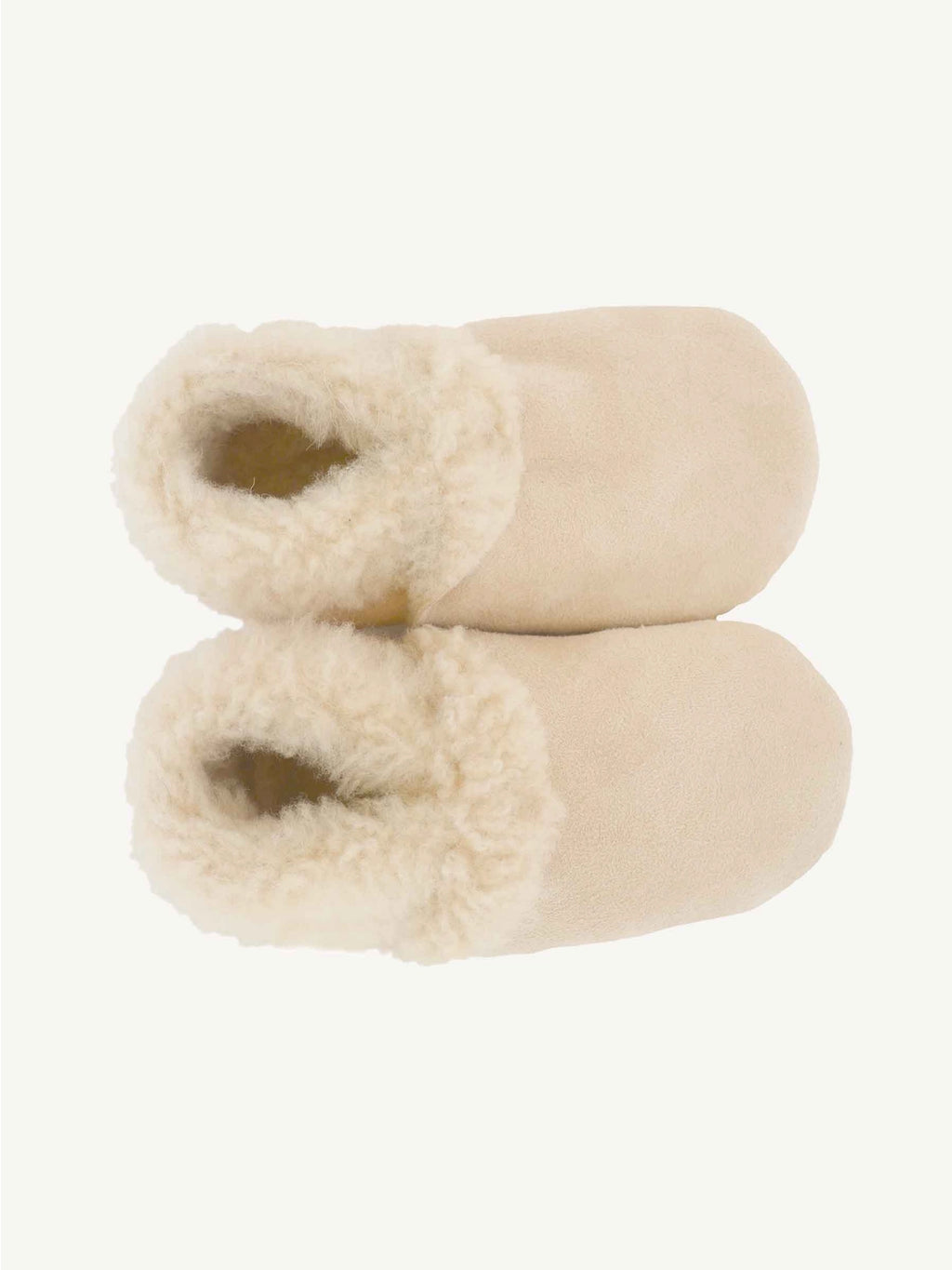 Champagne Lambskin Booties