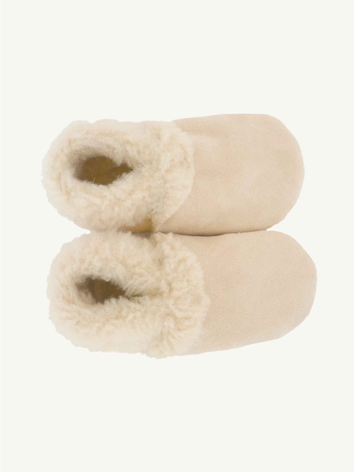 Champagne Lambskin Booties