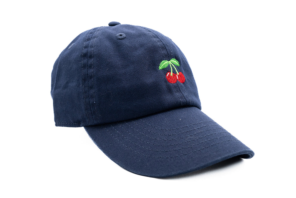 Cherry Navy Baseball Hat