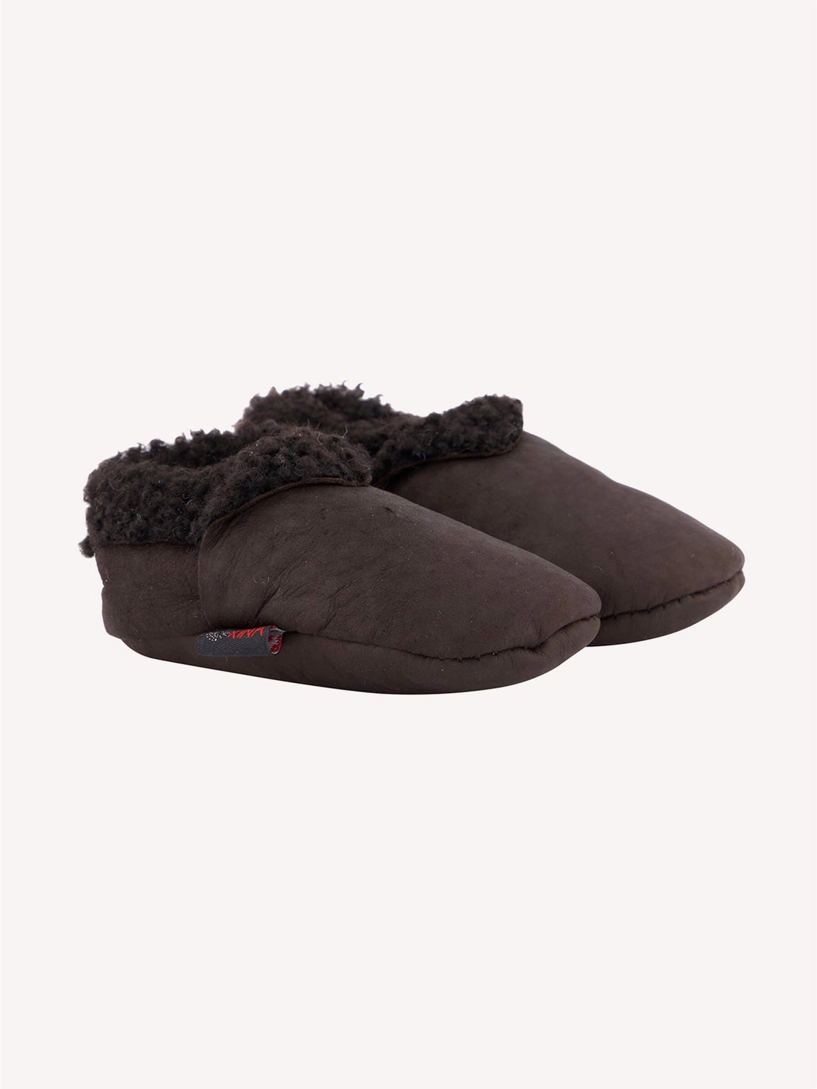 Chocolate Lambskin Booties