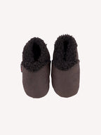 Chocolate Lambskin Booties