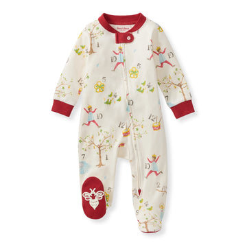 Organic Zip Pajamas - 12 Days of Christmas