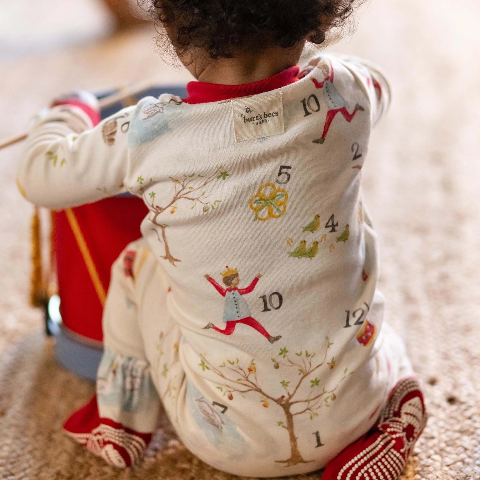 Organic Zip Pajamas - 12 Days of Christmas