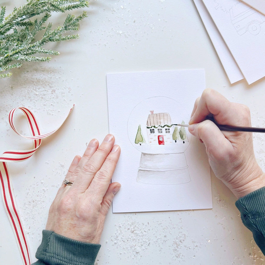Christmas Paintable Notecards