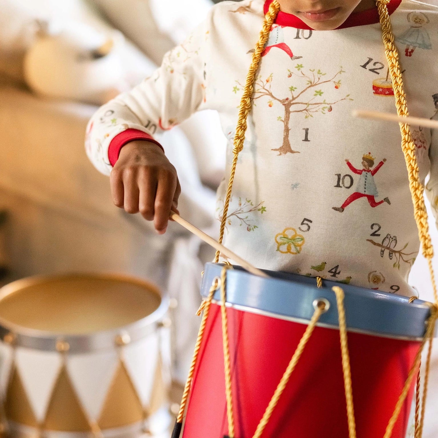 Organic Zip Pajamas - 12 Days of Christmas