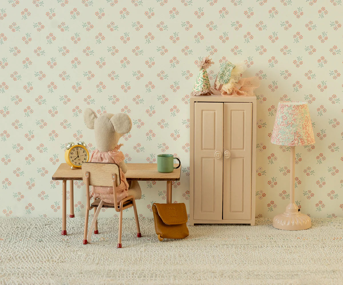 Light Rose Wooden Mouse Closet