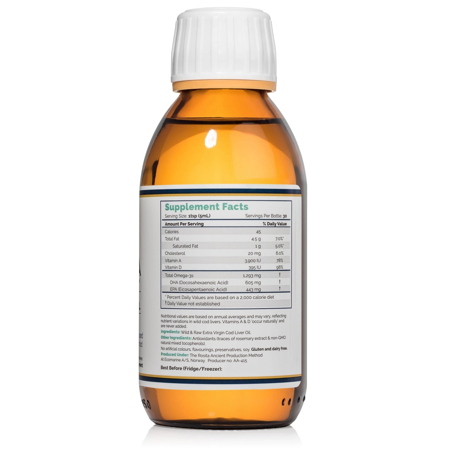 Rosita Extra Virgin Cod Liver Oil