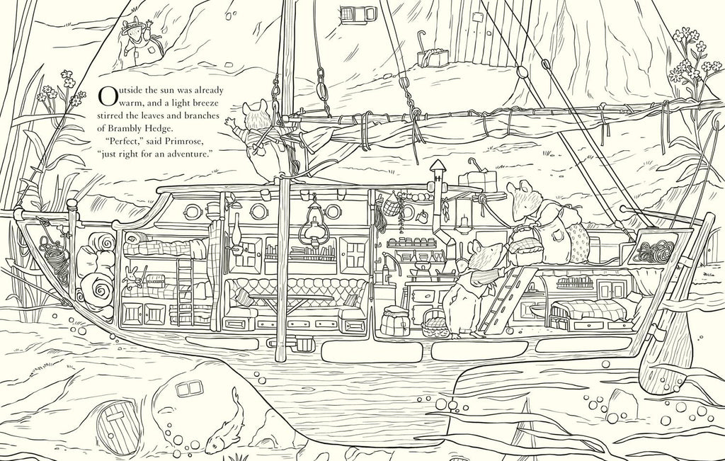 Brambly Hedge: Nature Coloring Book