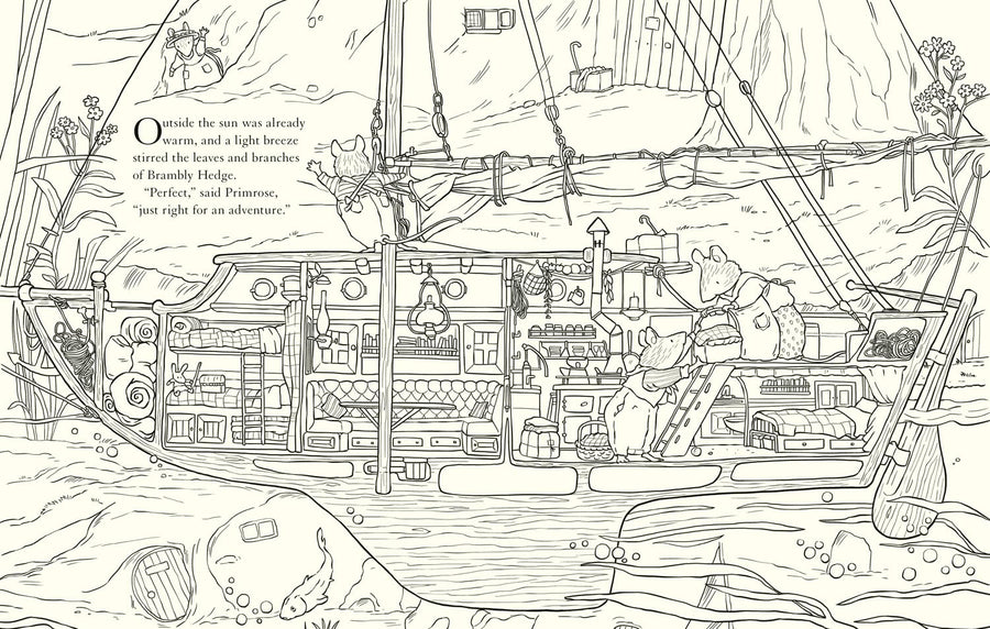 Brambly Hedge: Nature Coloring Book