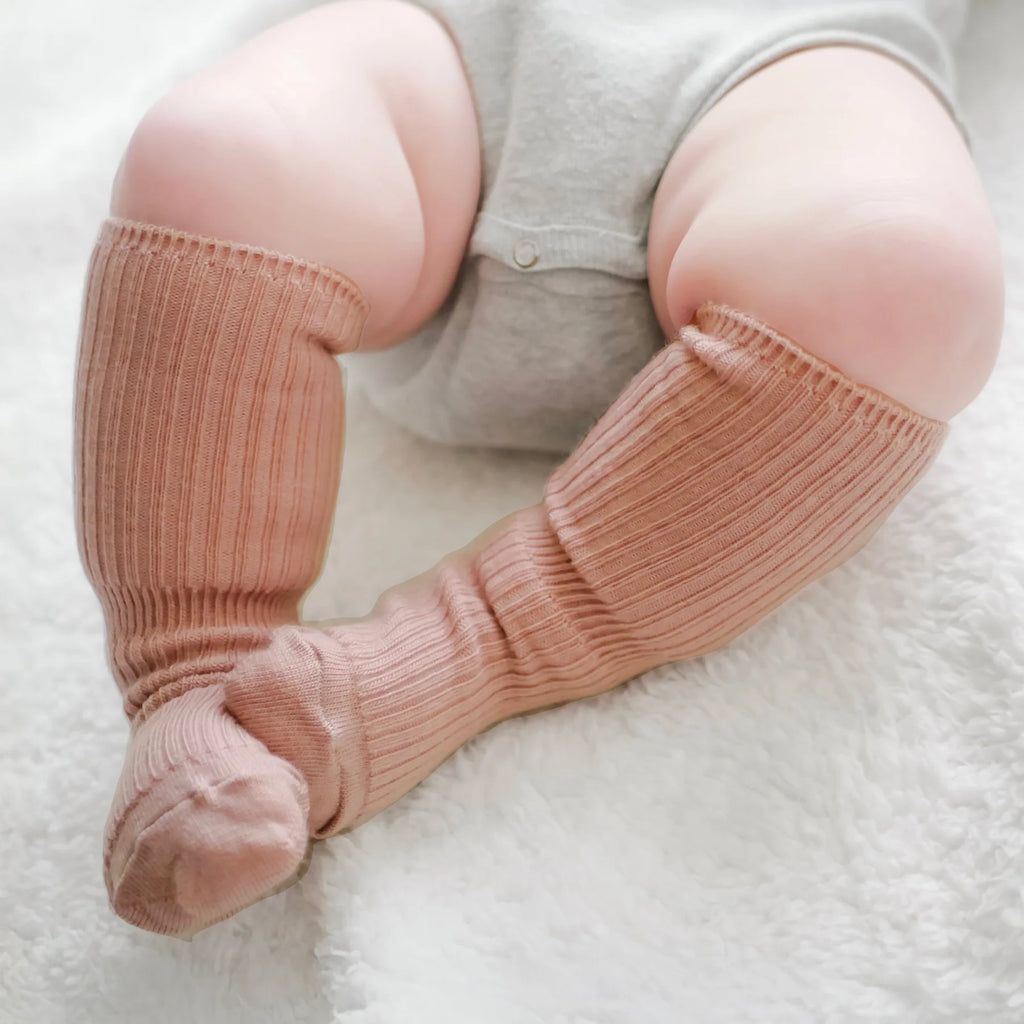 Merino Wool Baby Sock Set - Cork