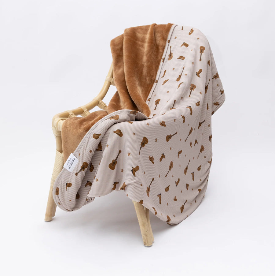 Gone Country Ribbed Toddler Blanket