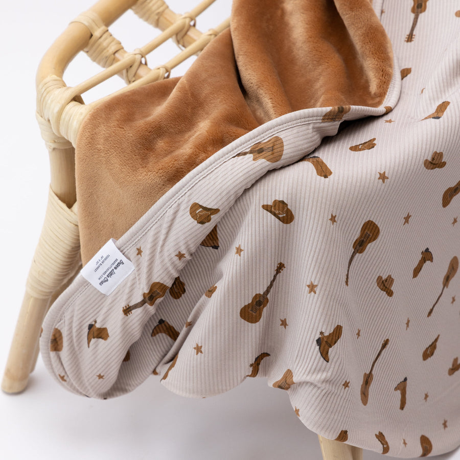 Gone Country Ribbed Toddler Blanket