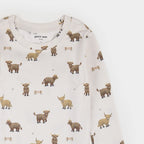 LunaKnit Highland Cows Pajama Set