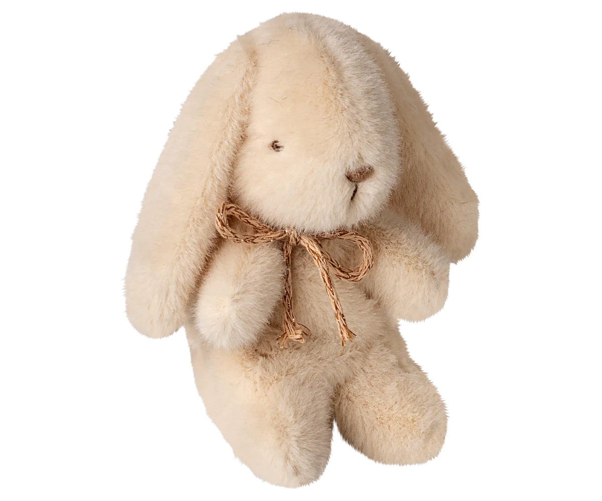 Mini Cream Plush Bunny