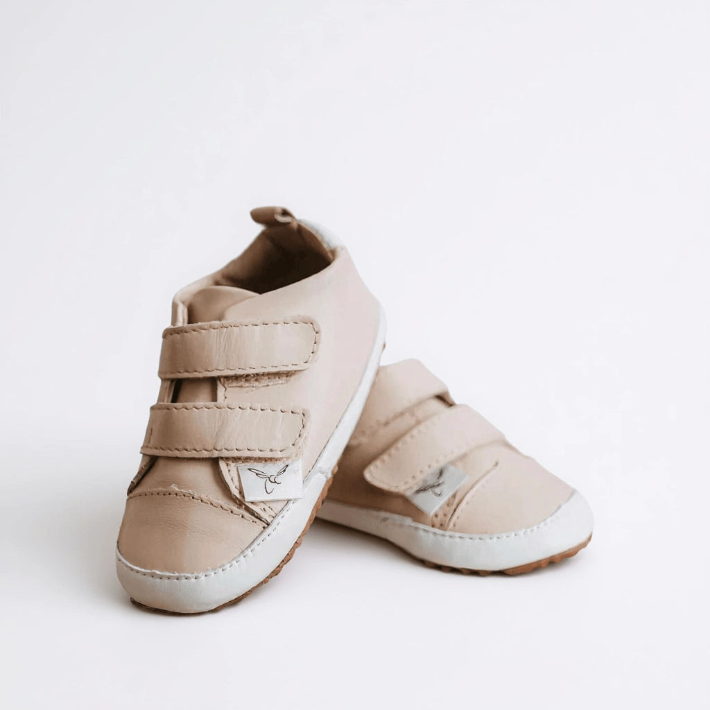 Cream Low Top Barefoot Shoes
