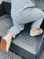 Cream Low Top Barefoot Shoes