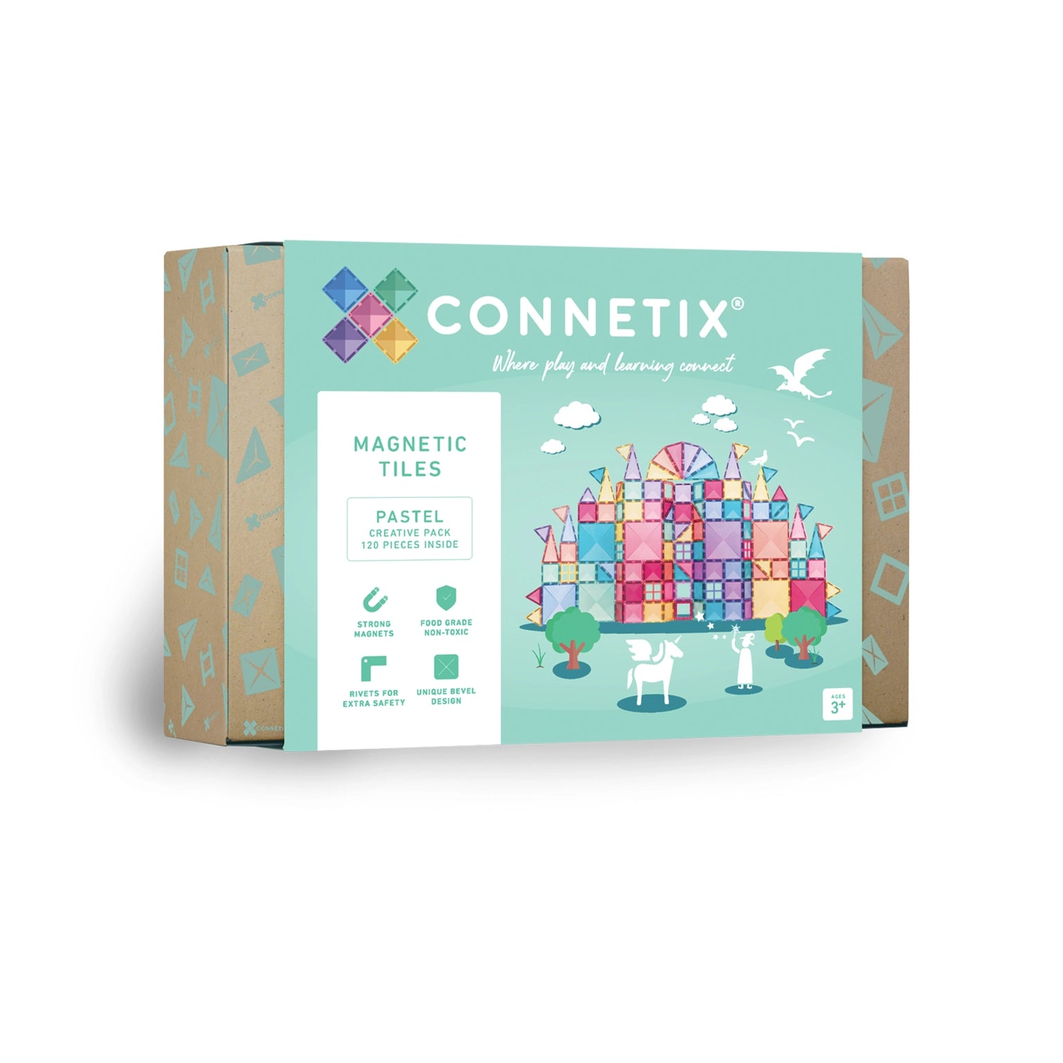 CONNETIX Pastel Creative Pack | 120 Pieces