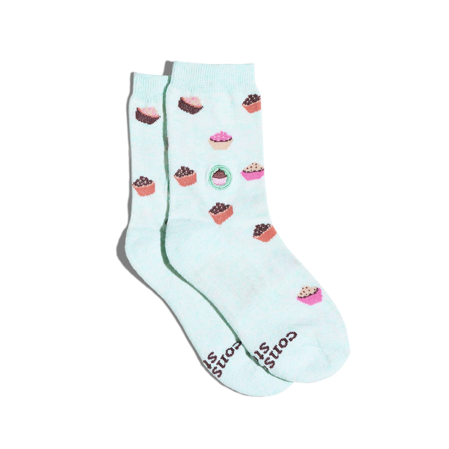 Socks That Provide Meals - Blue Cupcakes