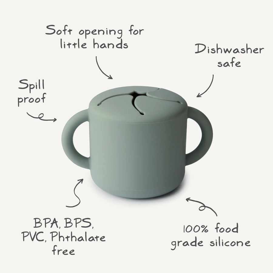 Silicone Snack Cup - Retro Cars