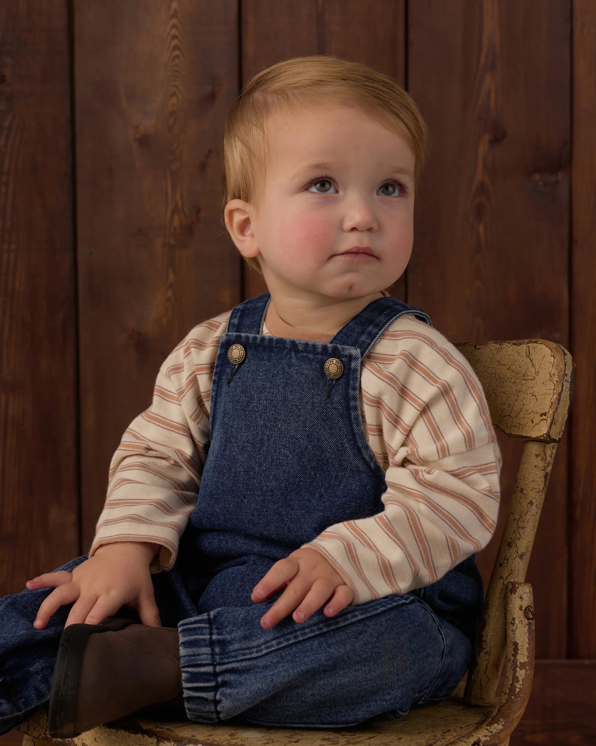 Fawn Stripe Camden Long Sleeve Tee