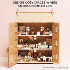 Grand Natural Wood Dolls House