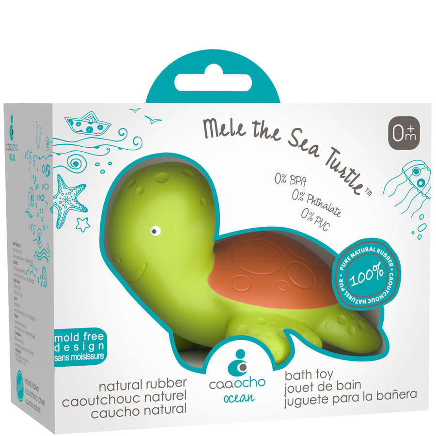 Mele the Sea Turtle Natural Rubber Bath Toy