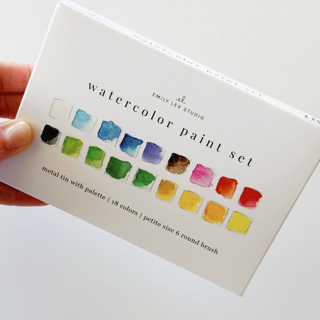 18 Color Watercolor Paint Set